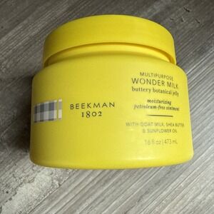 BEEKMAN 1802 MULTIPURPOSE WONDER MILK Buttery Botanical Jelly 16 fl. oz.  SEALED